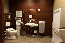 Restrooms accessible for 
wheelchairs