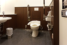 Restrooms accessible for 
wheelchairs