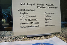 Multilingual information service