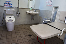 Restrooms accessible for wheelchairs
